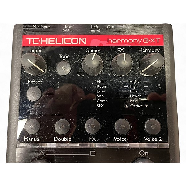 Used TC Helicon Harmony Gxt Effect Pedal