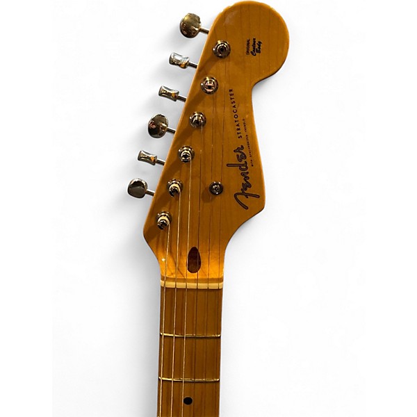 Used Fender 60th Anniversary 1954 American Vintage Stratocaster 2 Tone Sunburst Solid Body Electric Guitar