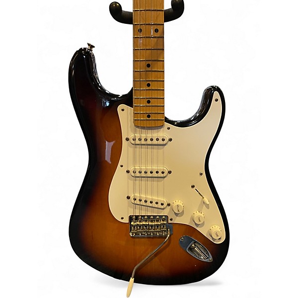 Used Fender 60th Anniversary 1954 American Vintage Stratocaster 2 Tone Sunburst Solid Body Electric Guitar