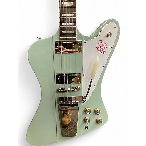Used Epiphone Inspired by Gibson Firebird V Frost Blue Solid Body Electric Guitar