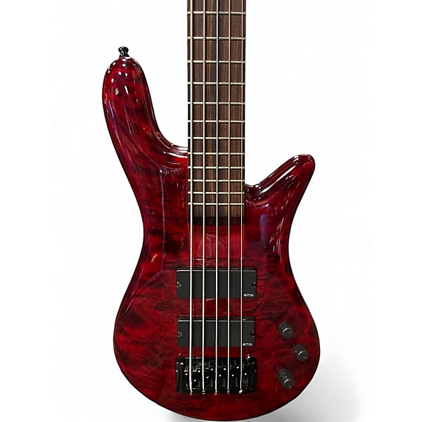 Used Spector BANTAM 5 Black Cherry Electric Bass Guitar