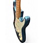 Used Fender Stratocaster Deluxe Ice Blue Metallic Solid Body Electric Guitar