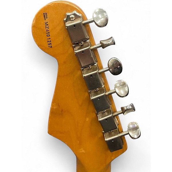 Used Fender Stratocaster Deluxe Ice Blue Metallic Solid Body Electric Guitar