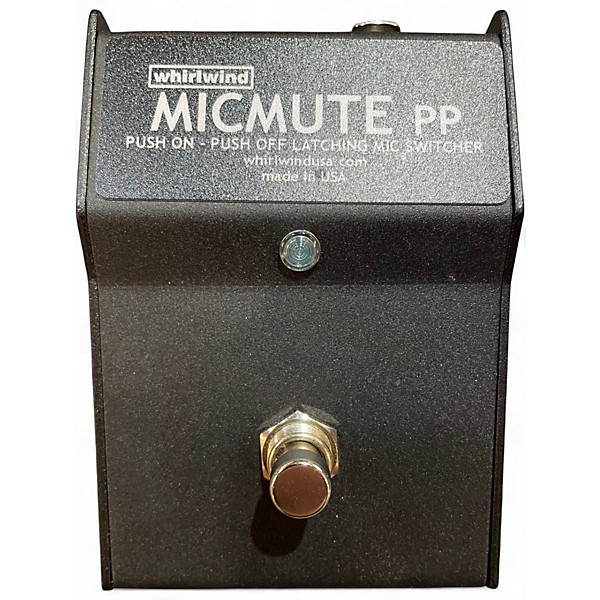 Used Whirlwind MIC MUTE Microphone Clip