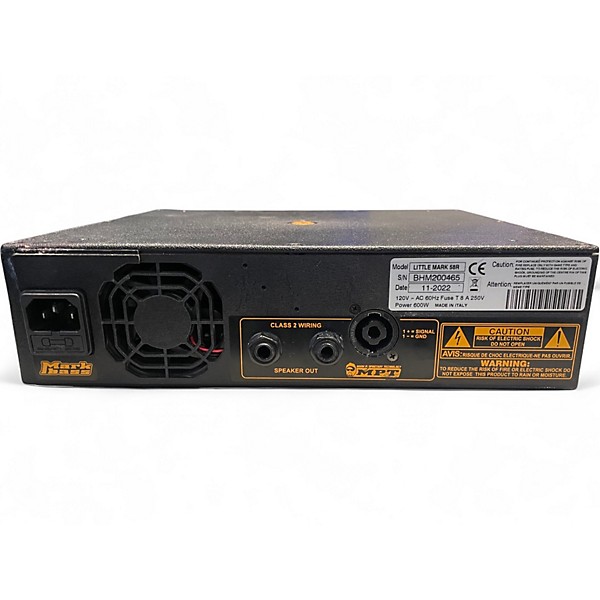 Used Markbass little mark 58r Tube Bass Preamp