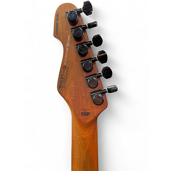 Used ESP ltd sn1000 purple sandblast Solid Body Electric Guitar