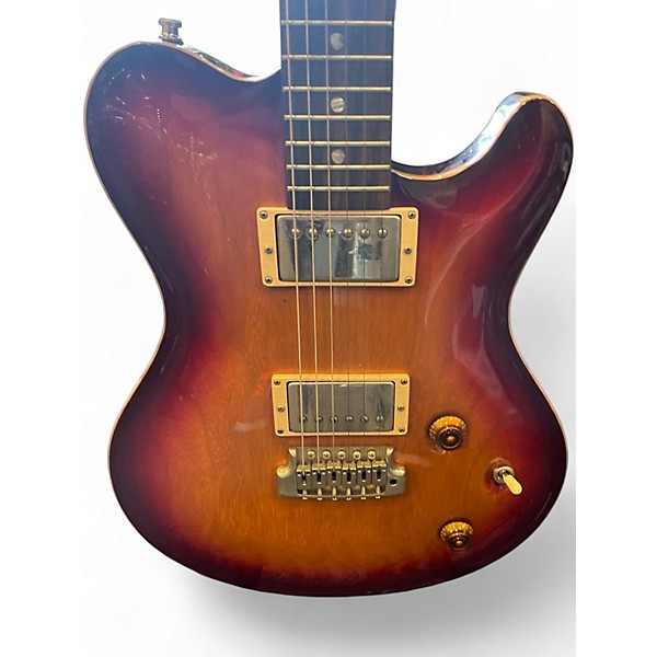 Used Nik Huber DOLPHIN II Cherry Sunburst Solid Body Electric Guitar