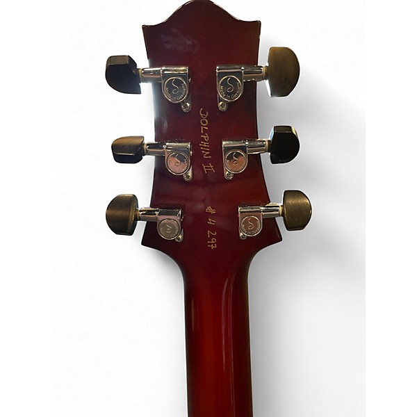 Used Nik Huber DOLPHIN II Cherry Sunburst Solid Body Electric Guitar
