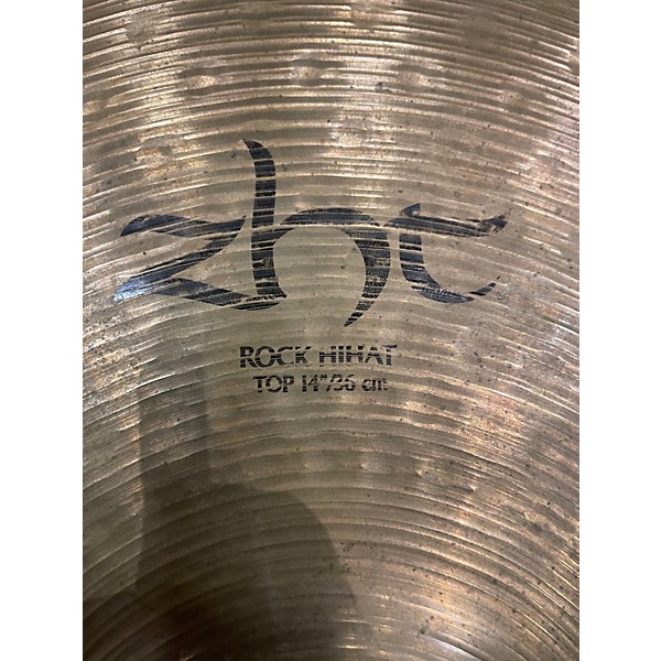 Used Zildjian 14in ZBT Rock Hi Hat Top Cymbal