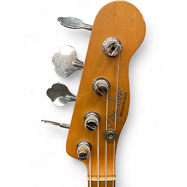 Used Fender Mike Dirnt Road Worn Precision Bass Antique White Electric Bass Guitar
