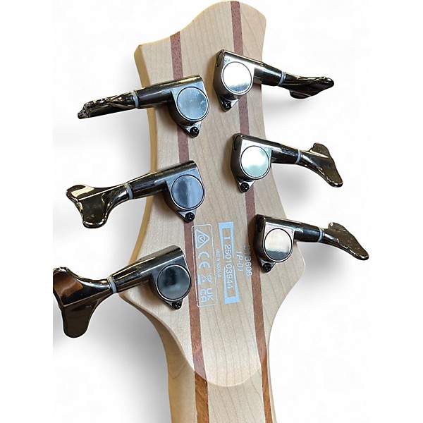 Used Ibanez BTB606 IP-01 Trans Gray Electric Bass Guitar