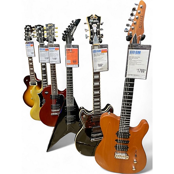 Used Washburn X SERIES PRO Gold Bullion Solid Body Electric Guitar