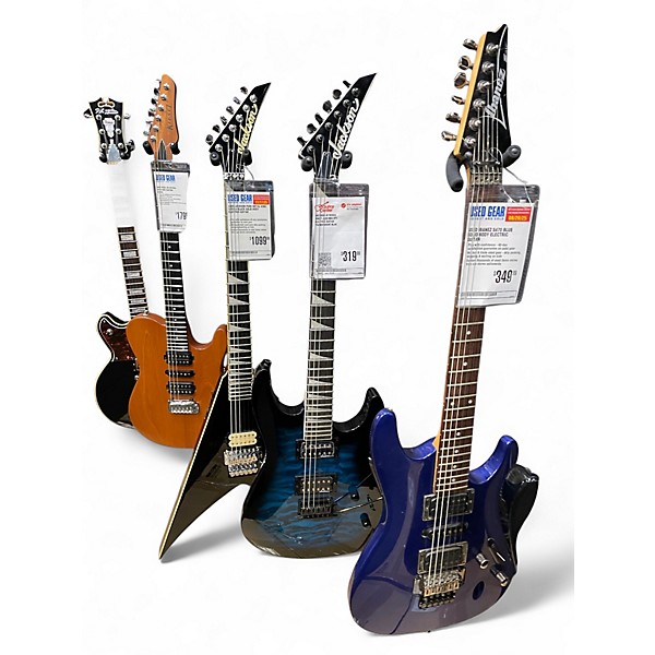 Used Washburn X SERIES PRO Gold Bullion Solid Body Electric Guitar