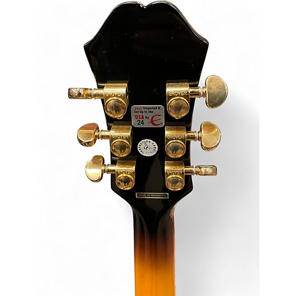 Used Epiphone J-200 EC STUDIO 2 Color Sunburst Acoustic Guitar