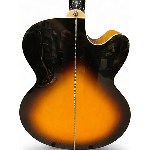 Used Epiphone J-200 EC STUDIO 2 Color Sunburst Acoustic Guitar