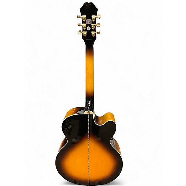 Used Epiphone J-200 EC STUDIO 2 Color Sunburst Acoustic Guitar