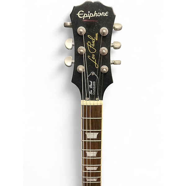 Used Epiphone Les Paul Standard Trans Green Solid Body Electric Guitar