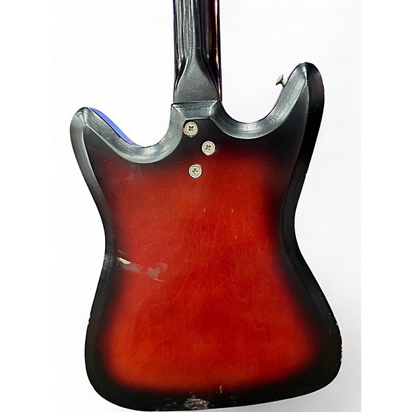 Vintage 1960s Kay Vanguard III 2 Color Sunburst Solid Body Electric Guitar