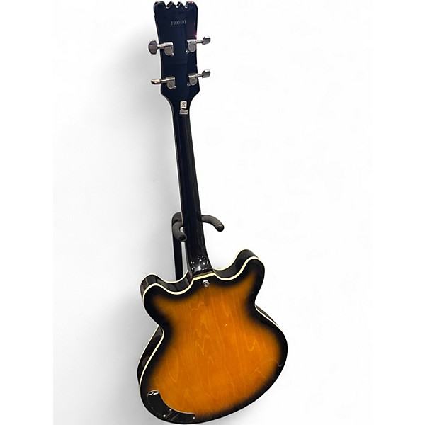 Used Eastwood DELTA 4 TENOR Tobacco Burst Resonator Guitar