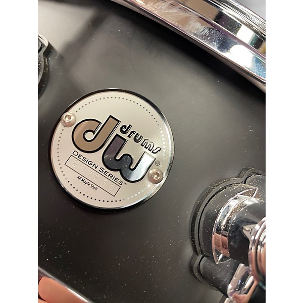 Used DW 4 Piece FREQUENT FLYER  MATTE BLACK Drum Kit