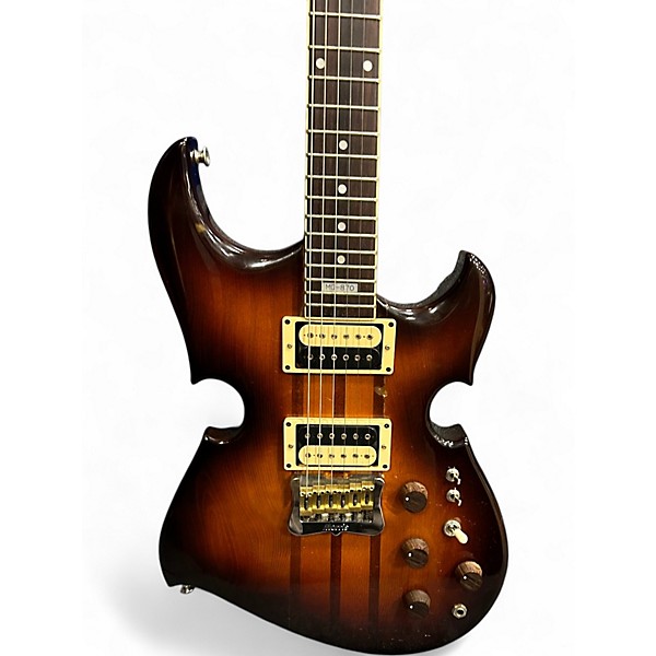 Vintage 1980s Morris HS ANDERSON PT II Antique Natural Solid Body Electric Guitar