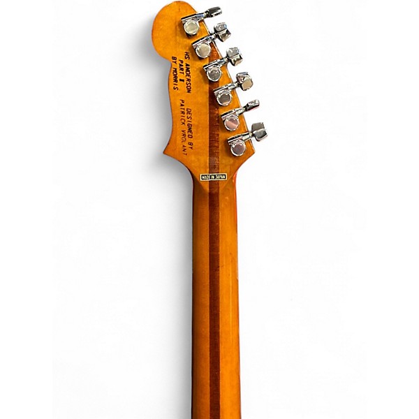 Vintage 1980s Morris HS ANDERSON PT II Antique Natural Solid Body Electric Guitar