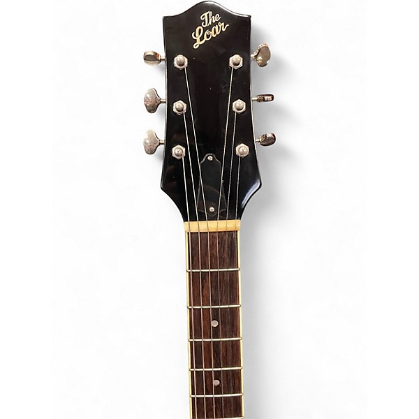 Used The Loar LH-280-CBK Black Hollow Body Electric Guitar