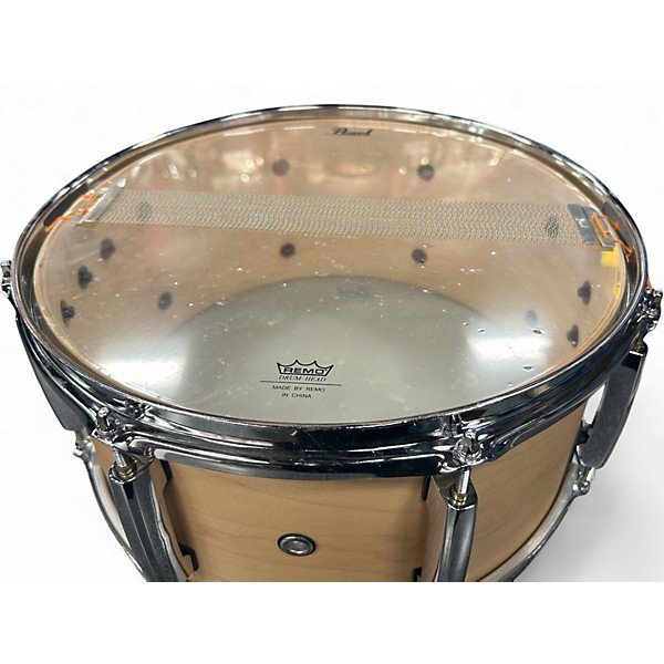 Used Pearl 14X7 Modern Utility Maple Snare Natural Drum