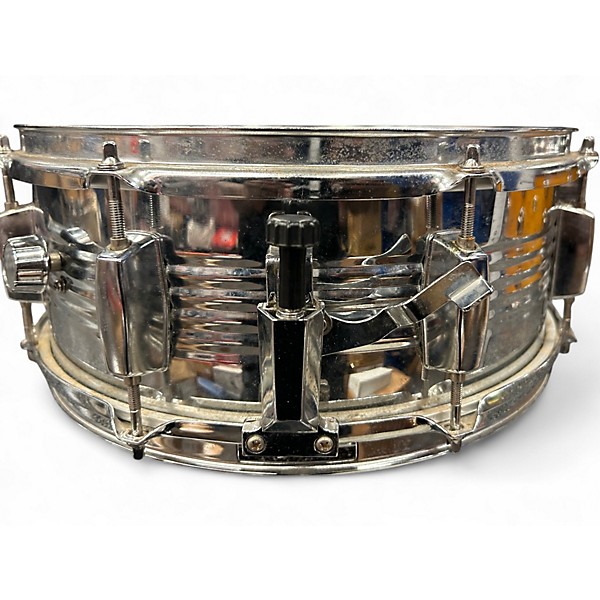 Used Percussion Plus 14X6 aluminum snare Chrome1 Drum