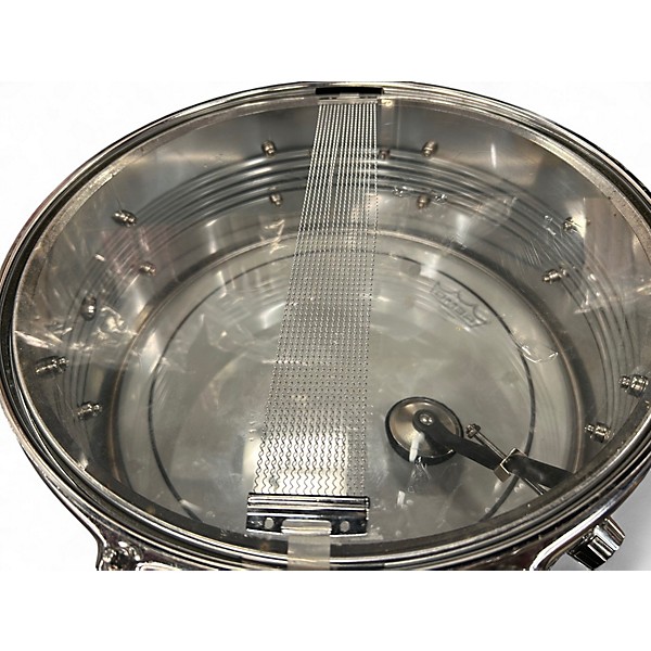 Used Percussion Plus 14X6 aluminum snare Chrome1 Drum
