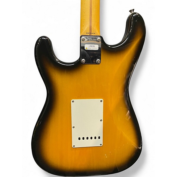 Used Fender JV Modified '50s Stratocaster HSS 2 Tone Sunburst Solid Body Electric Guitar