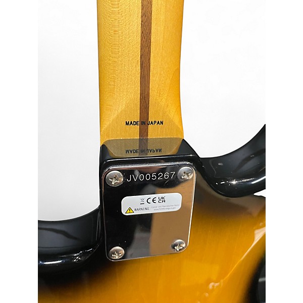 Used Fender JV Modified '50s Stratocaster HSS 2 Tone Sunburst Solid Body Electric Guitar
