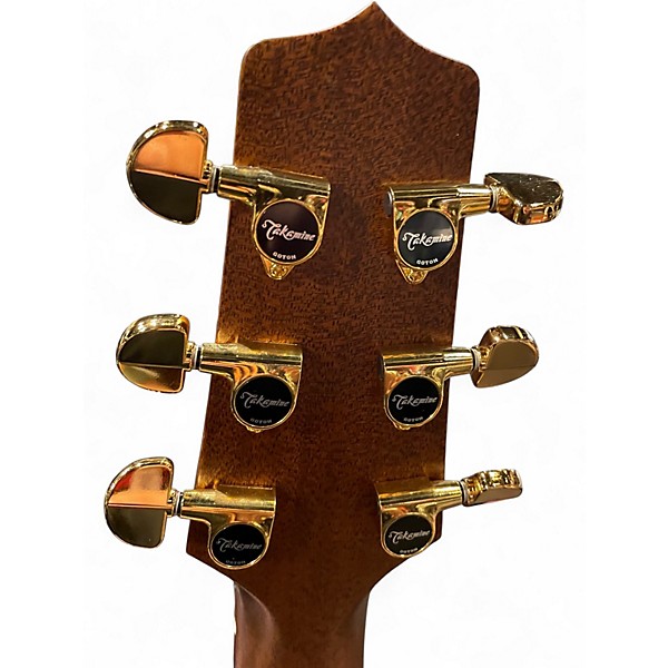 Used Takamine EF7M-LS Natural Acoustic Electric Guitar