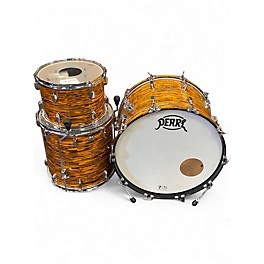 Used Pearl 4 Piece President 775th Anniversary tiger stripe Drum Kit