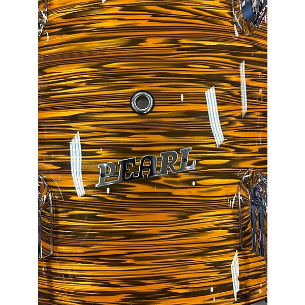 Used Pearl 4 Piece President 775th Anniversary tiger stripe Drum Kit