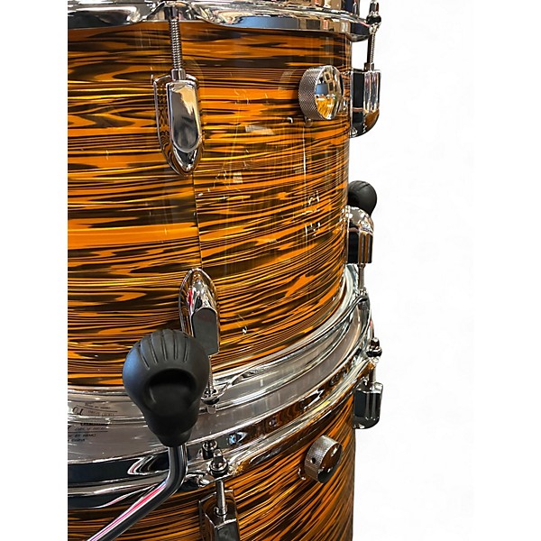 Used Pearl 4 Piece President 775th Anniversary tiger stripe Drum Kit
