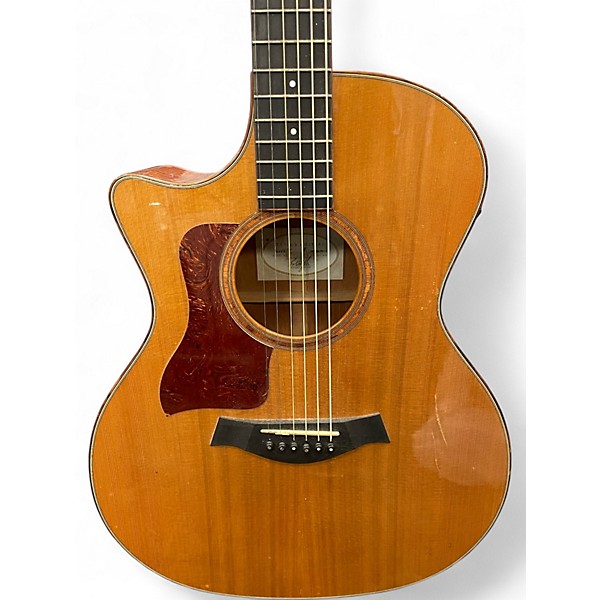 Used Taylor 514CE Left Handed Natural Acoustic Electric Guitar