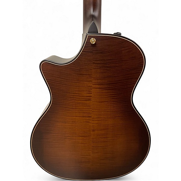 Used Taylor Builder's Edition 614CE V-Class Honey Burst Acoustic Guitar