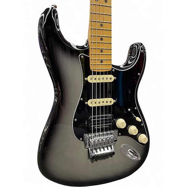 Used 2021 Fender American Ultra Luxe Stratocaster Silverburst Solid Body Electric Guitar