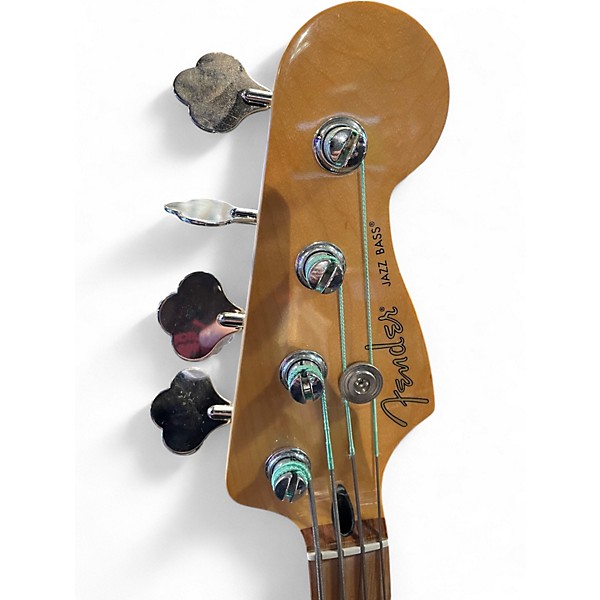 Used Fender Standard Fretless Jazz Bass 3 Color Sunburst Electric Bass Guitar