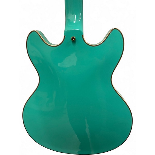 Used D'Angelico EX-DC/SP Surf Green Hollow Body Electric Guitar