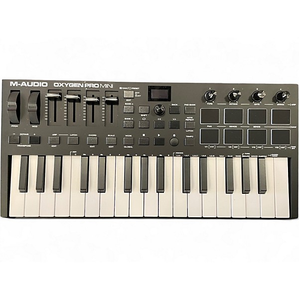 Used M-Audio Oxygen Pro Mini MIDI Controller