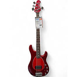 Used Sterling by Music Man SBI4 RED Electric Bass Guitar
