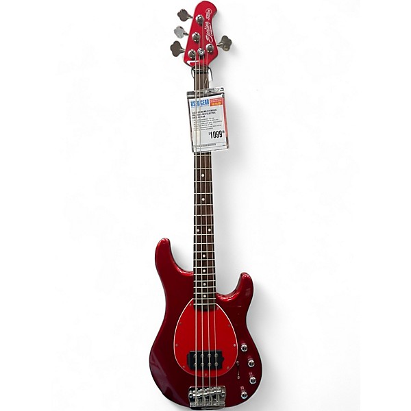 Used Sterling by Music Man SBI4 RED Electric Bass Guitar