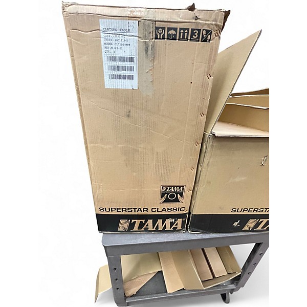 Used TAMA 7 Piece Superstar Classic Spalted Maple Drum Kit