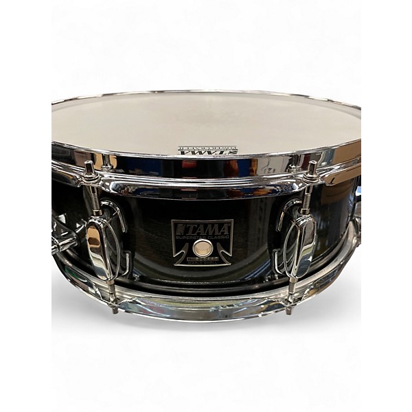 Used TAMA 14X5 Superstar Snare Trans Black Drum