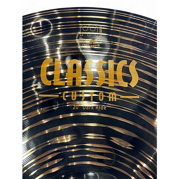 Used MEINL 20in Classic Custom Dark Ride Cymbal