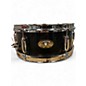 Used Pearl 12X4.5 Firecracker Snare Transparent Black Drum thumbnail