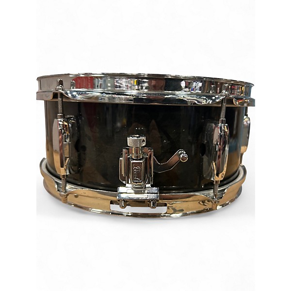 Used Pearl 12X4.5 Firecracker Snare Transparent Black Drum