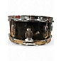 Used Pearl 12X4.5 Firecracker Snare Transparent Black Drum